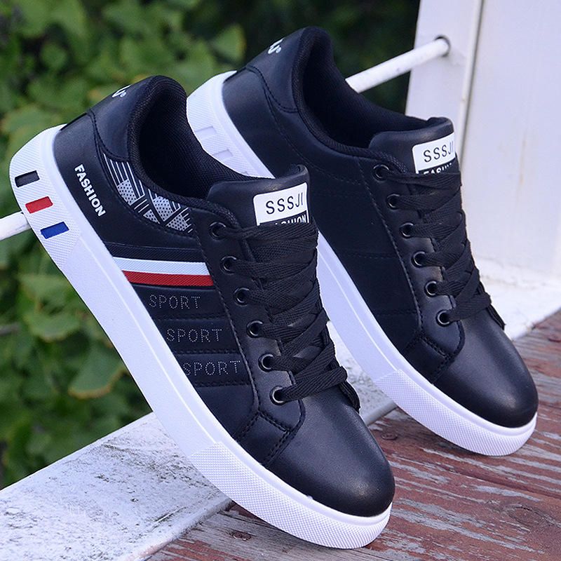 New Men'S Casual Shoes Board Running Shoes Men'S Wholesale White Shoes Men'S Sports Shoes White