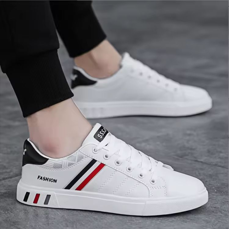 New Men'S Casual Shoes Board Running Shoes Men'S Wholesale White Shoes Men'S Sports Shoes White