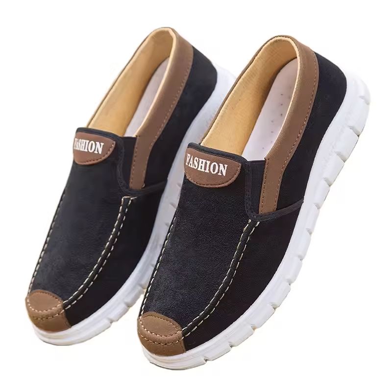 Old Beijing Cloth Shoes For Men, Middle-Aged And Elderly, Dad'S Shoes For Men, Men'S Single Foot Shoes, Men'S Cloth Shoes, Blue