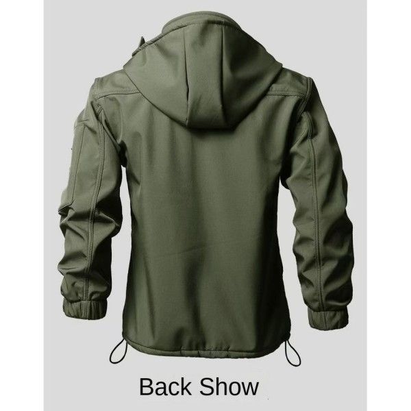 Hardshell Overalls Jacket Jacket Workwear Tactical Fleece Up And Down Protective Clothing  Two-Piece Outfits