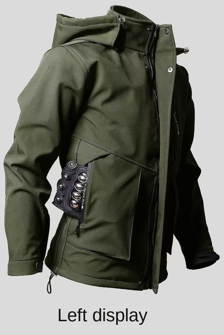 Hardshell Overalls Jacket Jacket Workwear Tactical Fleece Up And Down Protective Clothing  Two-Piece Outfits