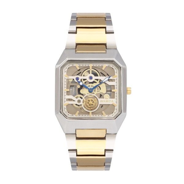 Square Men's Youth Sports Business Quartz Hollow Personality Gear Second Hand Waterproof Watch Quartz Watches