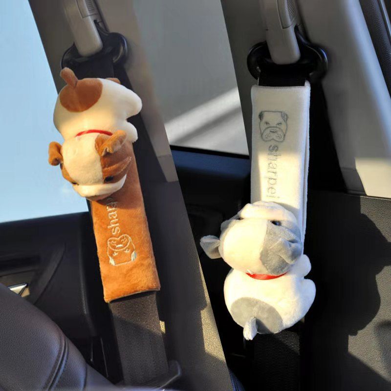 Seat Belt Shoulder Cover Cute Personalized Cartoon Single Extended Shoulder Cover Men's and Women's Car Interior Decoration Products Safety & Security