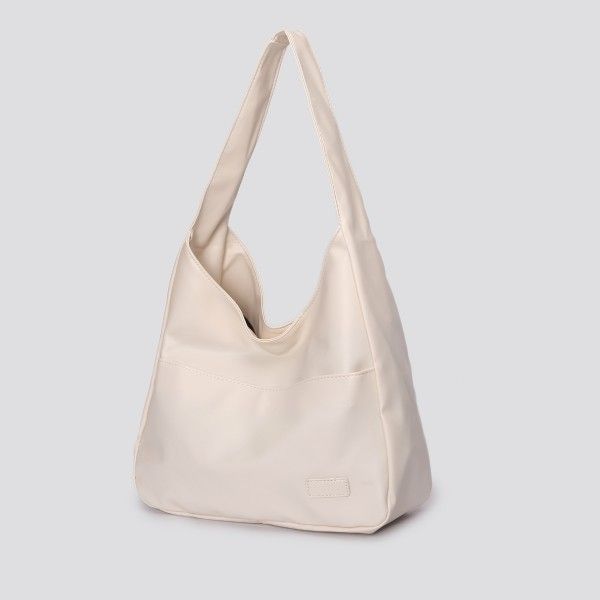 Large-Capacity Soft Leather Bucket Commuter Tote Women's Single-Shoulder Bag