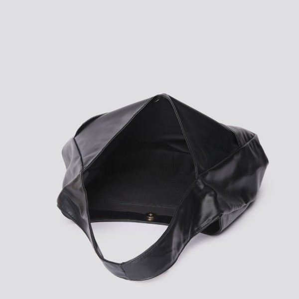 Large-Capacity Soft Leather Bucket Commuter Tote Women's Single-Shoulder Bag