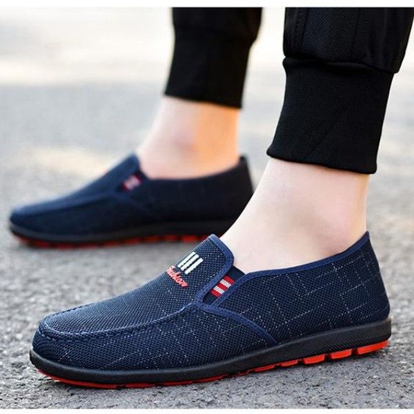 Men's Wear Resistant Anti-Slip Fashion Cool Casual Soft Soled Canvas Shoes Canvas Shoes