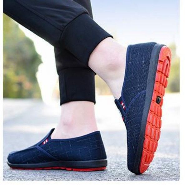 Men's Wear Resistant Anti-Slip Fashion Cool Casual Soft Soled Canvas Shoes Canvas Shoes