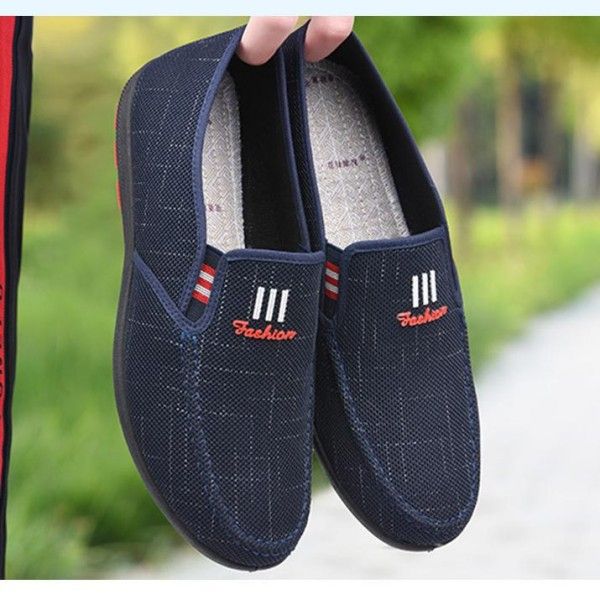 Men's Wear Resistant Anti-Slip Fashion Cool Casual Soft Soled Canvas Shoes Canvas Shoes