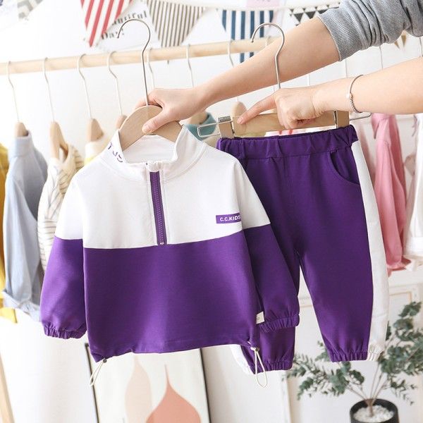 Casual And Fashionable Hoodie Sets For Boys And Girls In Children's Clothing