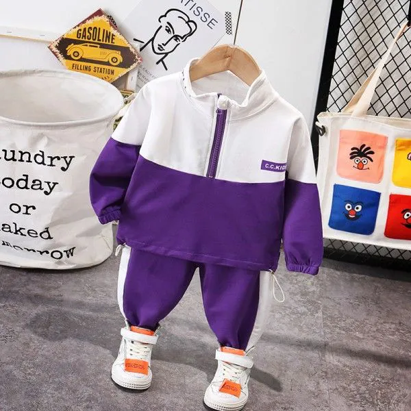 Casual And Fashionable Hoodie Sets For Boys And Girls In Children's Clothing