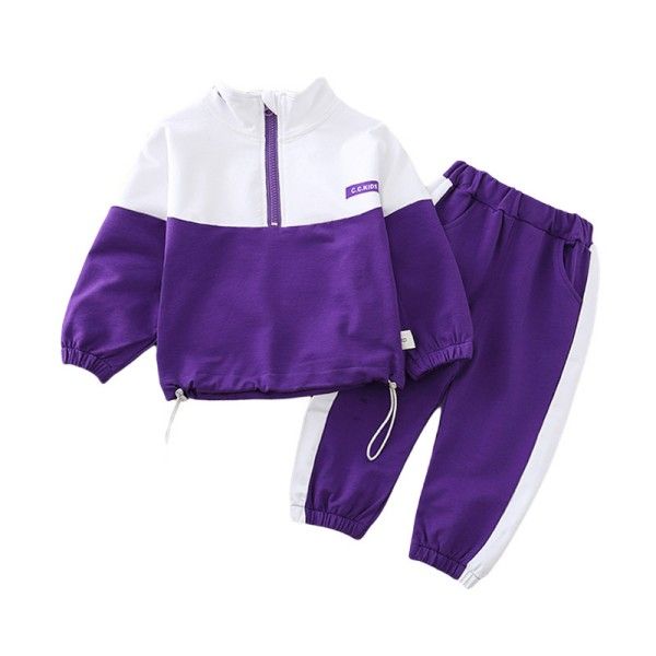 Casual And Fashionable Hoodie Sets For Boys And Girls In Children's Clothing
