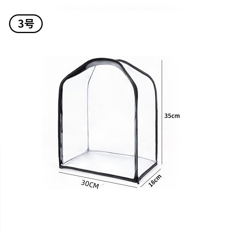 1PCS Bag storage dust bag, PVC transparent leather bag protective bag, dust cover, dust-proof, moisture-proof, storage hanging bag storage bag