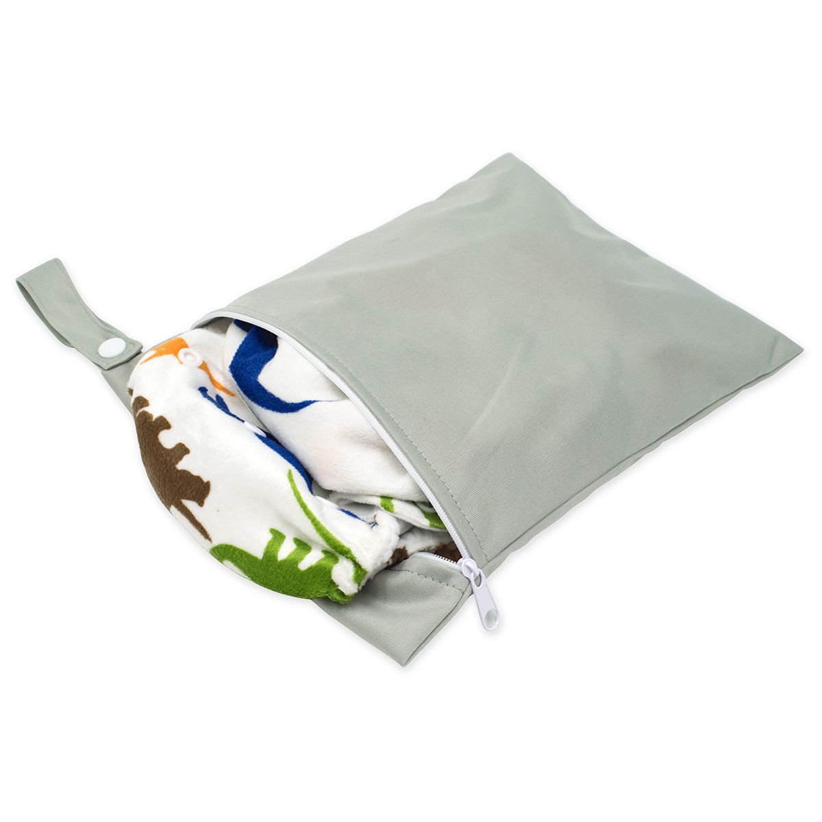 3pcs/set single zipper single pocket waterproof storage bag, baby washable diaper bag