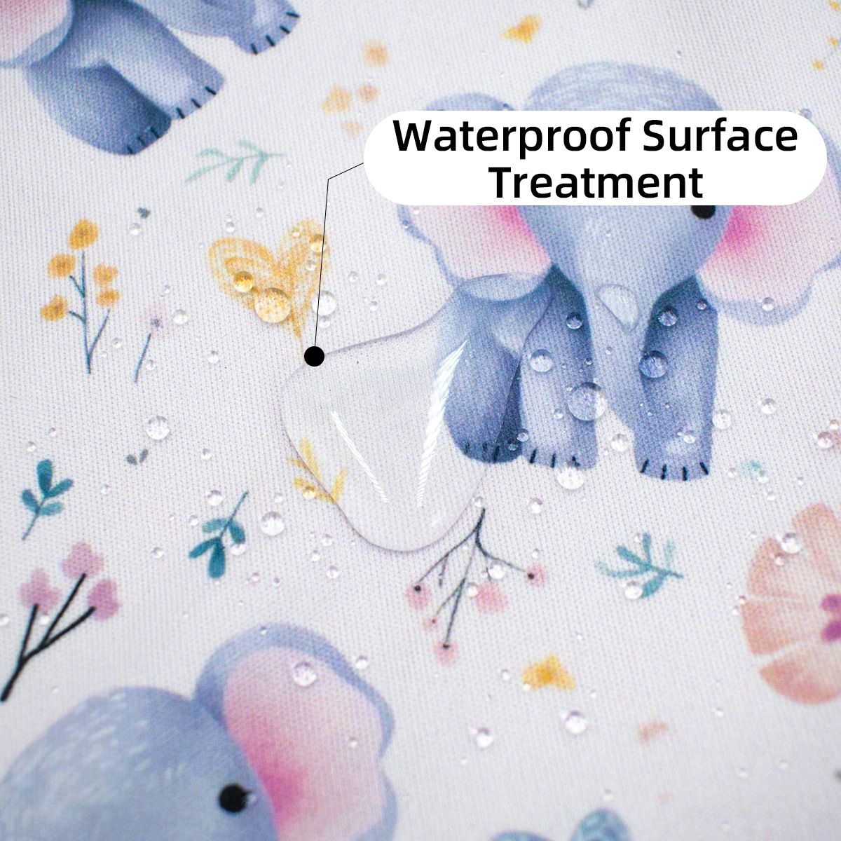 3pcs/set single zipper single pocket waterproof storage bag, baby washable diaper bag