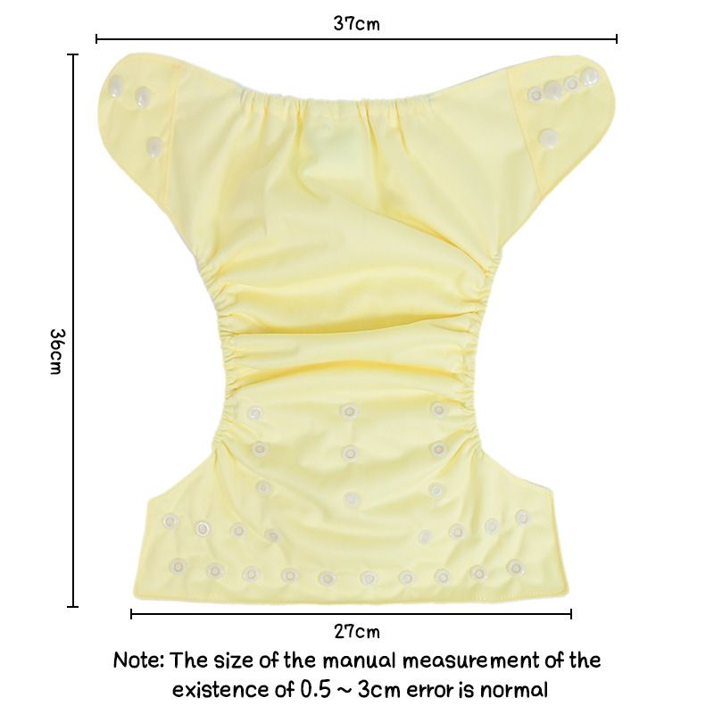 2pcs/set environmentally friendly baby diaper, comfortable and breathable, washable cloth diaper, waterproof and adjustable leak proof diaper