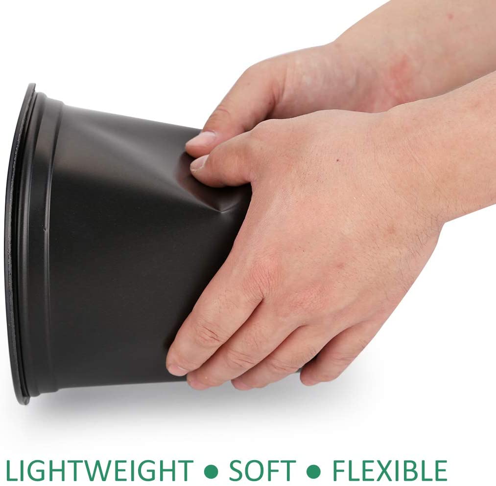 Reusable/Recyclable  Plastic Plant Seedling Flower Pots - 10 Pcs