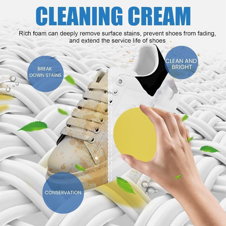 Multi-functional Stain Remover Whitening Shoe Cleaning Cream
