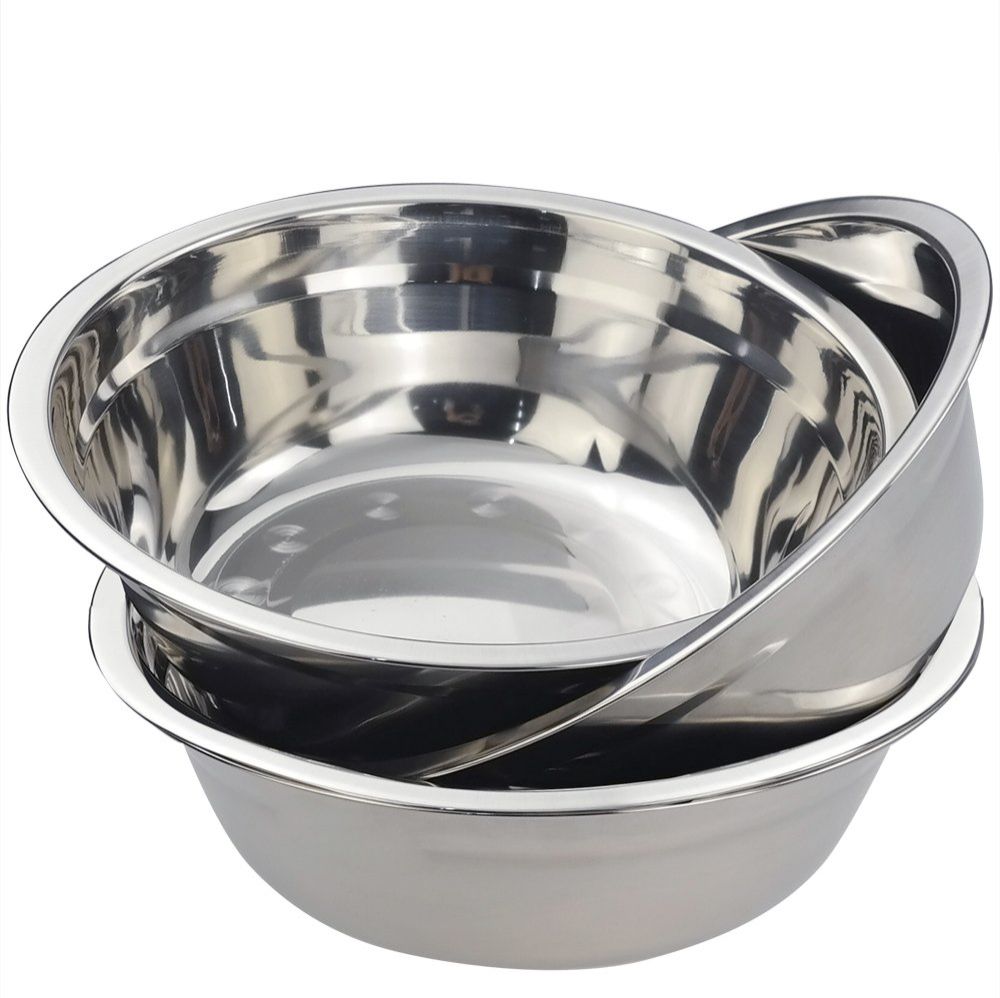 Stainless Steel Kitchen Mixning Bowls for Food Preparation & Serving