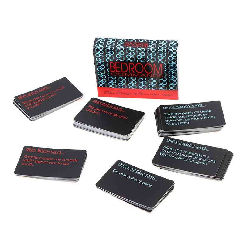 Bedroom Commands Adult Card Game