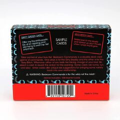 Bedroom Commands Adult Card Game
