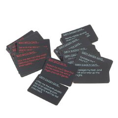 Bedroom Commands Adult Card Game