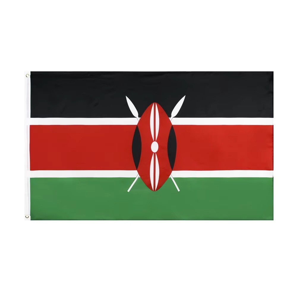 Large Kenya Flag for Indoor & Outdoor Use – Banner for National Event Celebrations & Decor