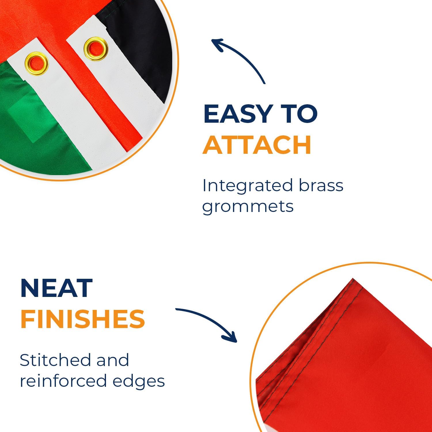 Large Kenya Flag for Indoor & Outdoor Use – Banner for National Event Celebrations & Decor