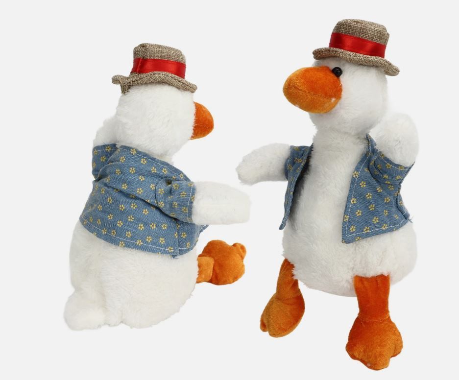 Kids Battery Operated Dancing Singing Talking Duck Stuffed Animal Toy