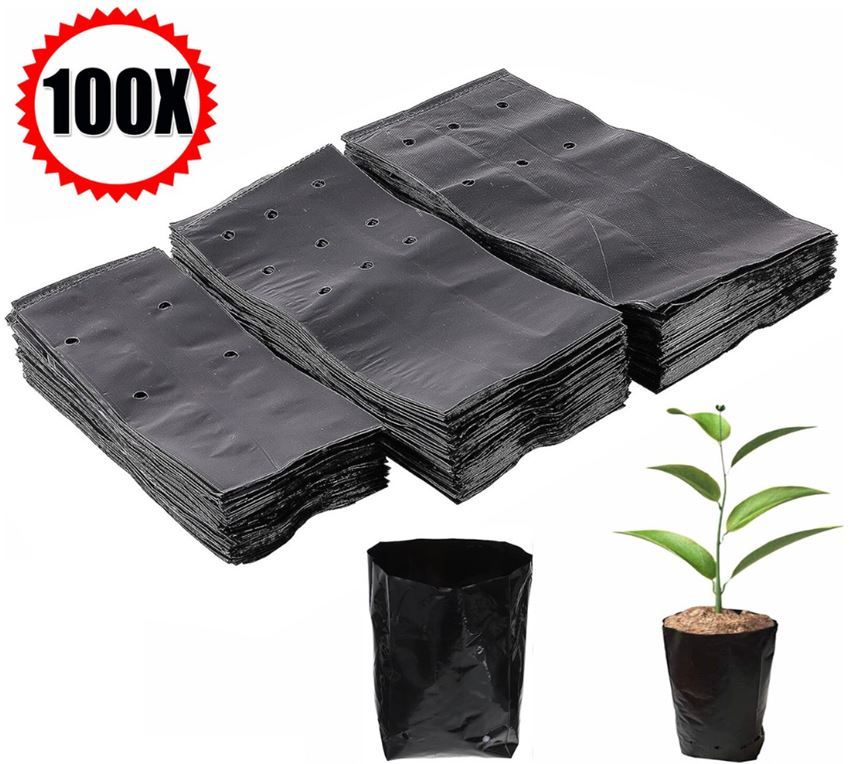 Eco-Friendly Compostable Seedling Bags – Durable Nursery Plant Grow Bags for Easy Transplanting