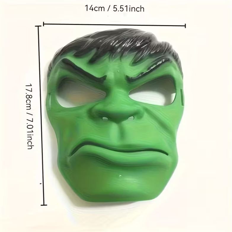The Incredible Hulk Toy Mask for Kids | Marvel Superhero Role Play Costume Mask