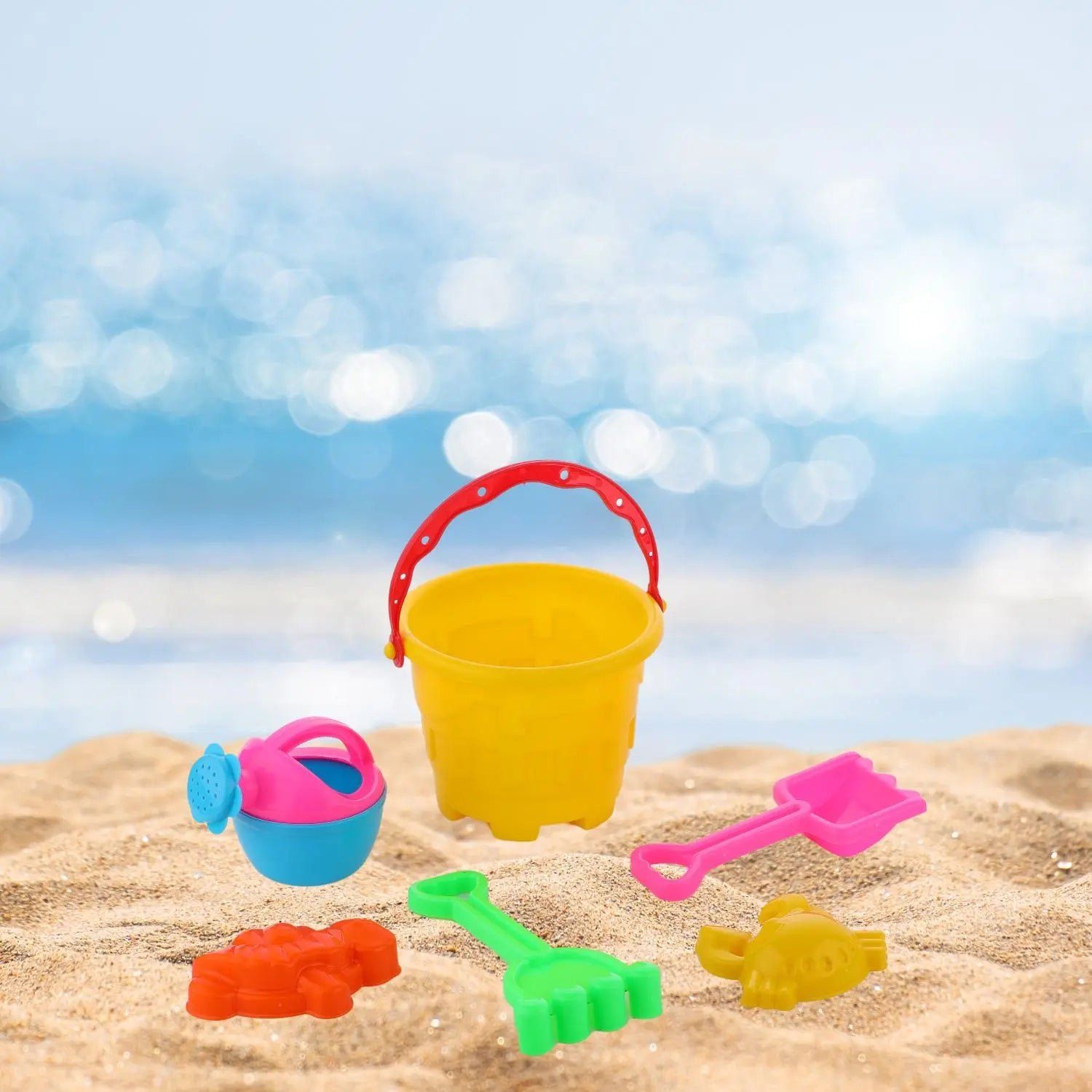 Kids Fun Garden & Beach Sand Bucket Toy Set – Bath, Pool & Outdoor Play