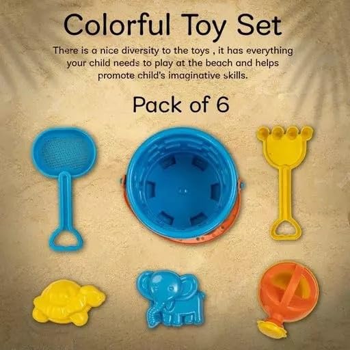 Kids Fun Garden & Beach Sand Bucket Toy Set – Bath, Pool & Outdoor Play