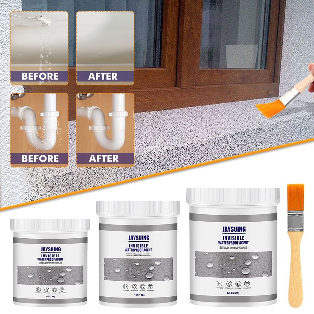 Super Strong Waterproof Repair Sealant – Invisible Leak-Proof Anti-Leak Glue for Cracks, Roofs, Walls & Bathroom Sealing