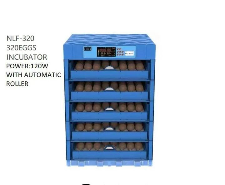 320 Eggs Automatic Incubator with Roller & 120W Power – Efficient Egg Hatching