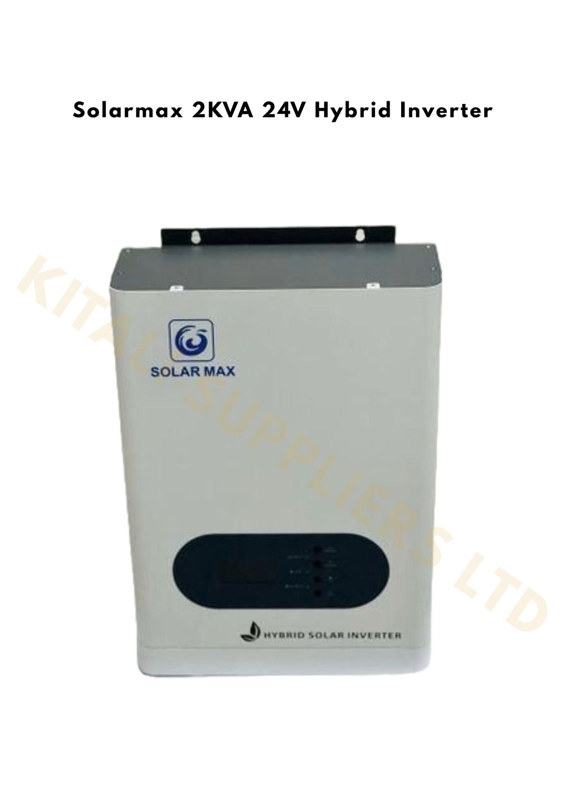 SolarMax 2kVA 24V Hybrid Inverter – Powerful Pure Sine Wave Inverter for Home, Office & Off-Grid Applications | Supports Solar Charging, Battery Backup & Grid Input.