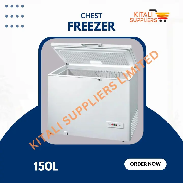 150L Chest Freezer – Large Capacity, Energy Efficient Deep Freezer with Durable Design for Home and Commercial Use.