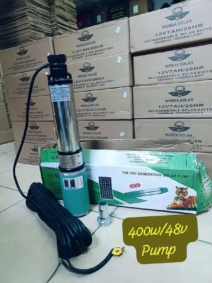 48V 400W Submersible Water Pump – 50m Head Solar Borehole Pump - The 48V 400W Submersible Water Pump is a high-performance solar borehole pump designed to deliver reliable and efficient water supply.