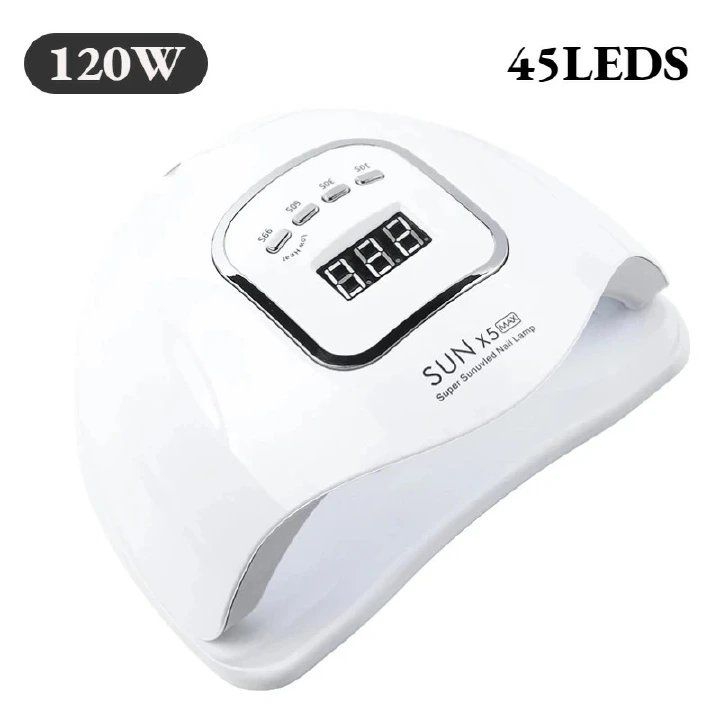 UV Nail Drying Lamp for Curing Gel Polish 45leds Professional Nail Dryers With Timer Auto Sensor Manicure Pedicure Tools