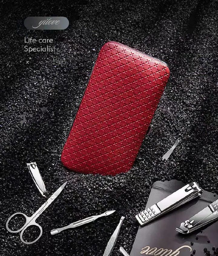 19 Pcs/set stainless steel nails clippers set household trimming toe nail scissors nail clippers manicure beauty nail art tools