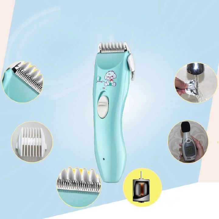 Baby Hair Trimmer Electric Hair Clipper USB Baby Shaver Cutting Baby Care Cutting Remover Rechargeable Quiet kids Hair Cutting