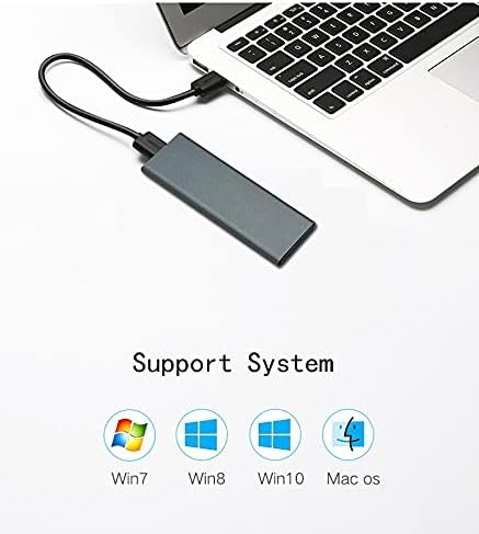 External Enclosure Case for m2 SSD USB 3.0 Case, M.2 SSD Enclosure to USB 3.0