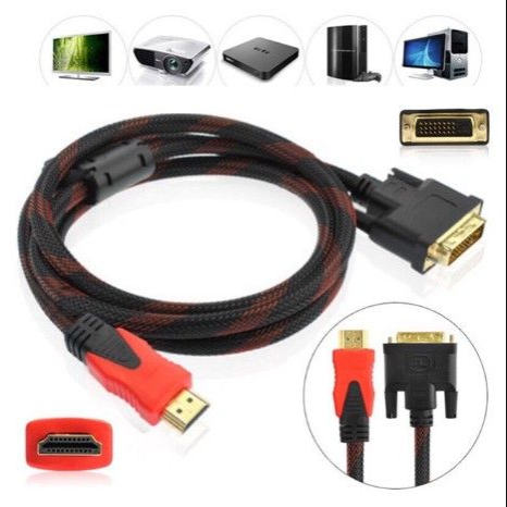 HDMI to DVI Adapter Cable, Bi-Directional 1080P HDMI to DVI Adapter Cable