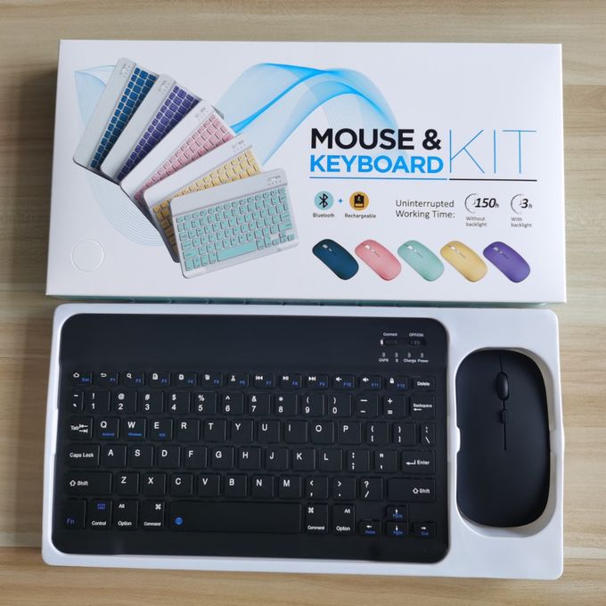 Wireless Mouse And Keyboard - Rechargeable With Bluetooth,  Rechargable Android Wireless Keyboard + Mouse, Rechargable Bluetooth Wireless Mouse & Keyboard Combo