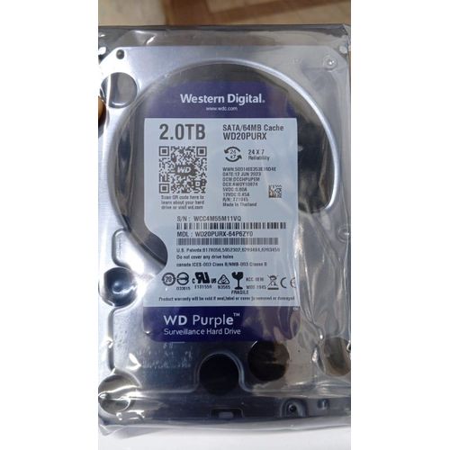 Western Digital WD PURPLE 1TB, 2TB SURVEILLANCE HARD DRIVE .for DVRs & NVRs harddisc HDD high quality with warrant