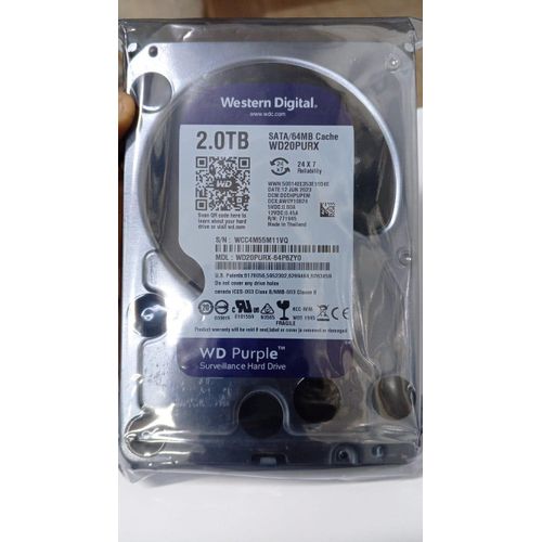 Western Digital WD PURPLE 1TB, 2TB SURVEILLANCE HARD DRIVE .for DVRs & NVRs harddisc HDD high quality with warrant