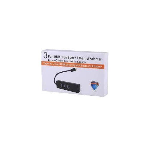 USB C to Ethernet Converter USB C 3.0 to RJ45 Network Adapter With 3 USB Ports  tested  very high quality -WITH WARRANT