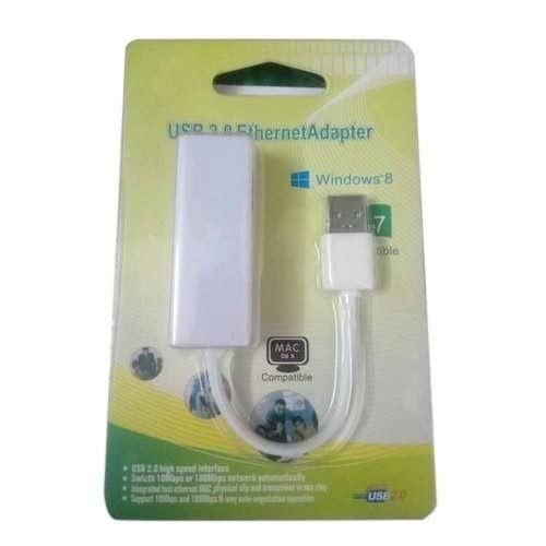 USB 2.0 To 10/100 Ethernet Port Internet Network Adapter high speed connection durable and stylish