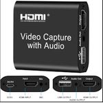 4K USB 3.0 Video Capture Card HDMI-compatible 1080P 60fps HD Video Recorder Grabber For OBS Capturing Game Card Live