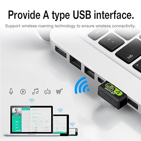 USB Bluetooth + WIFI Adapter Bluetooth Receiver Bluetooth Dongle reliable connection convenient to use Strong and Stable Signal