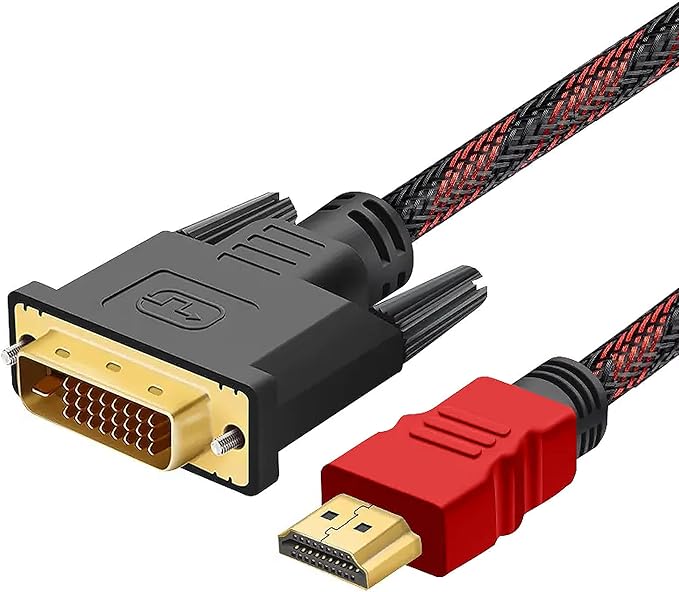 HDMI to DVI Adapter Cable, Bi-Directional 1080P HDMI to DVI Adapter Cable DEVICE COMPATIBLE already tested-WITH WARRANT